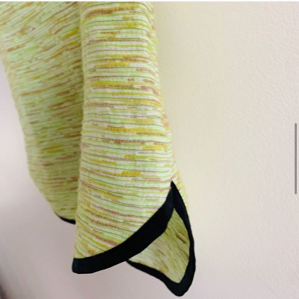 Wilfred Aritzia Palais Neon Green Yellow Textured T-Shirt Top - Picture 7 of 15